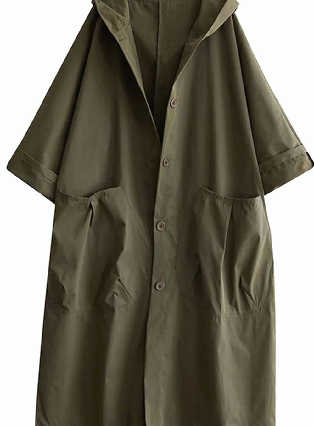 Clara | Manteau long à capuche pour femmes déperlant Trenchcoat oversize