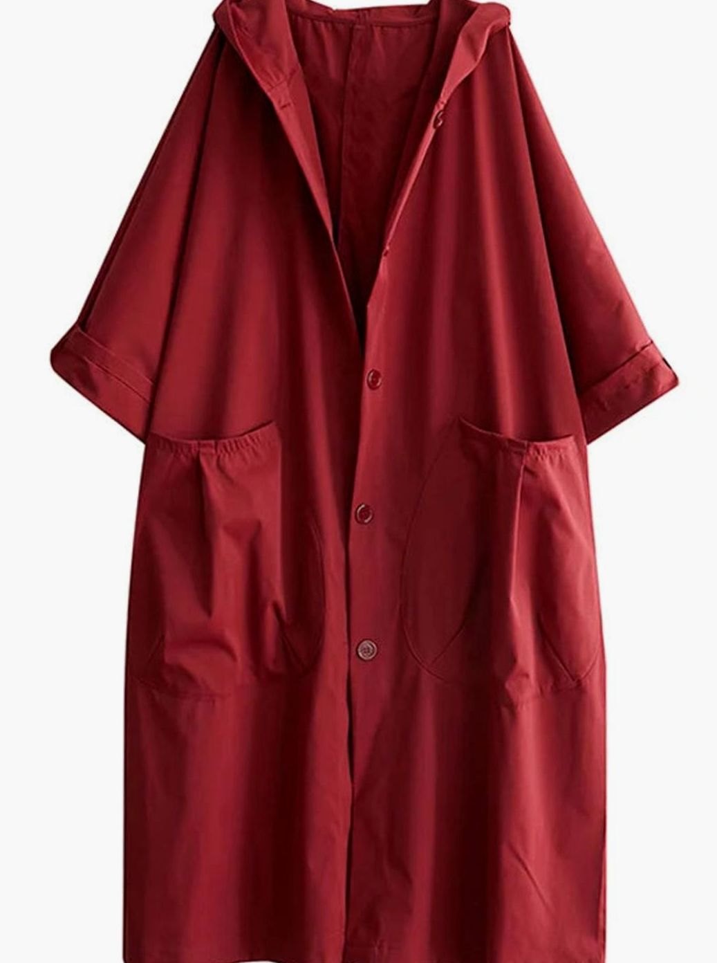 Clara | Manteau long à capuche pour femmes déperlant Trenchcoat oversize
