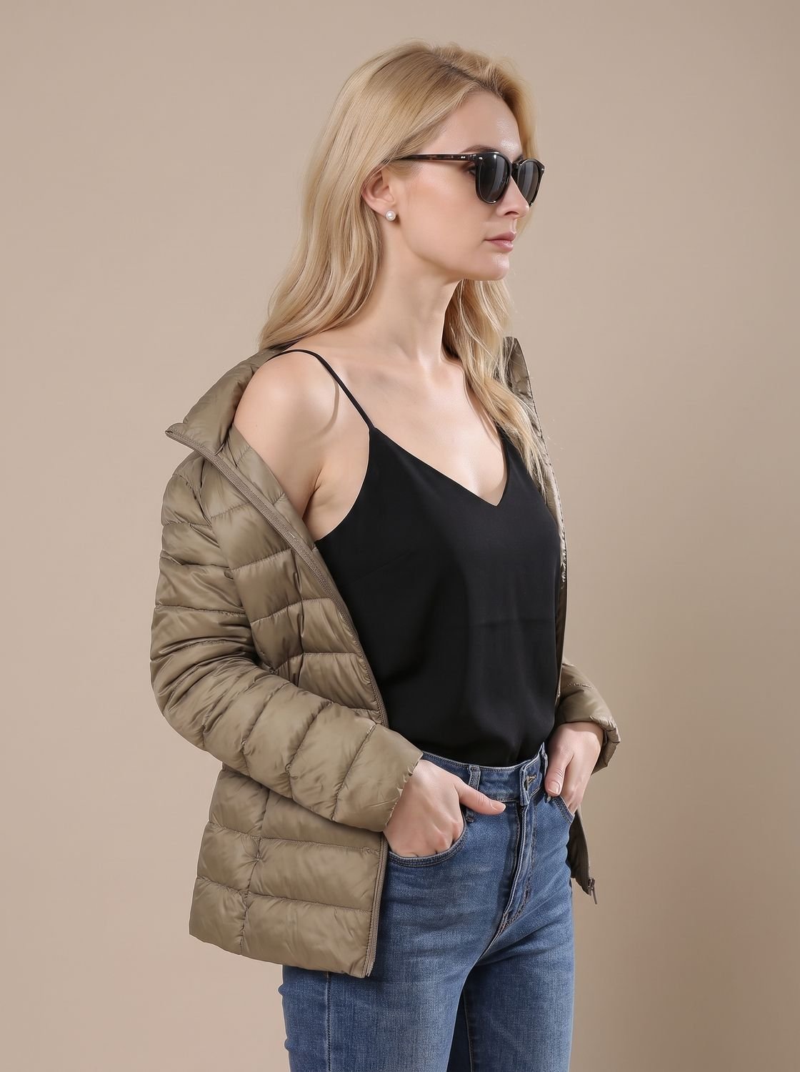 Frieda | Veste légère en duvet pour femmes, imperméable et matelassée