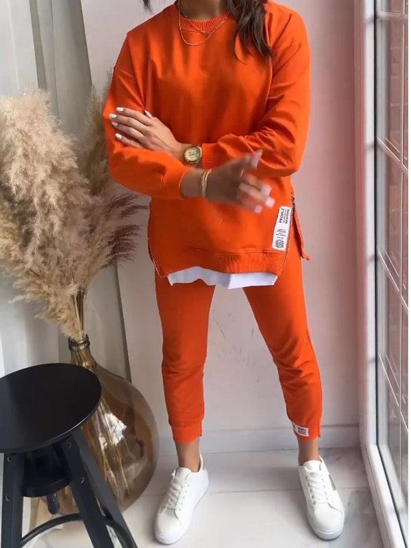 Superbe ensemble de sweat avec un pull oversized tendance et un pantalon confortable
