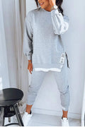 Superbe ensemble de sweat avec un pull oversized tendance et un pantalon confortable