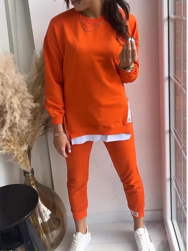 Superbe ensemble de sweat avec un pull oversized tendance et un pantalon confortable