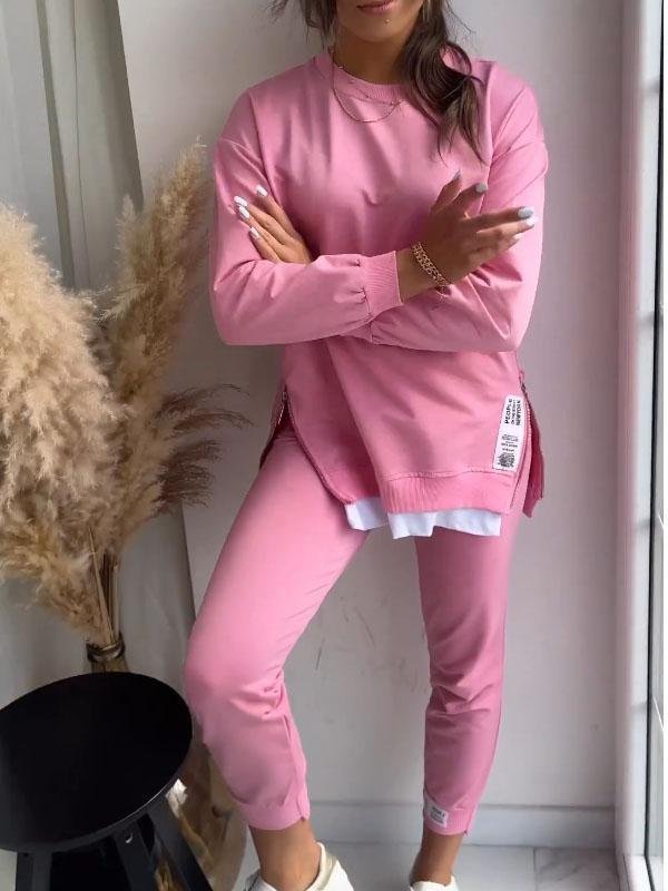 Superbe ensemble de sweat avec un pull oversized tendance et un pantalon confortable