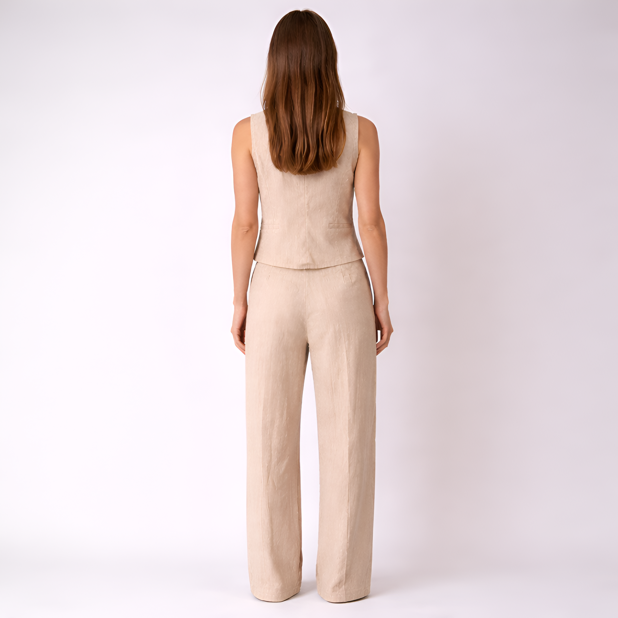 Thalia - Ensemble deux pièces pour femme style lin