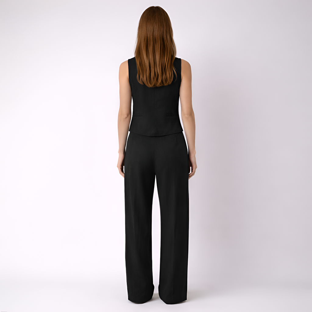 Thalia - Ensemble deux pièces pour femme style lin