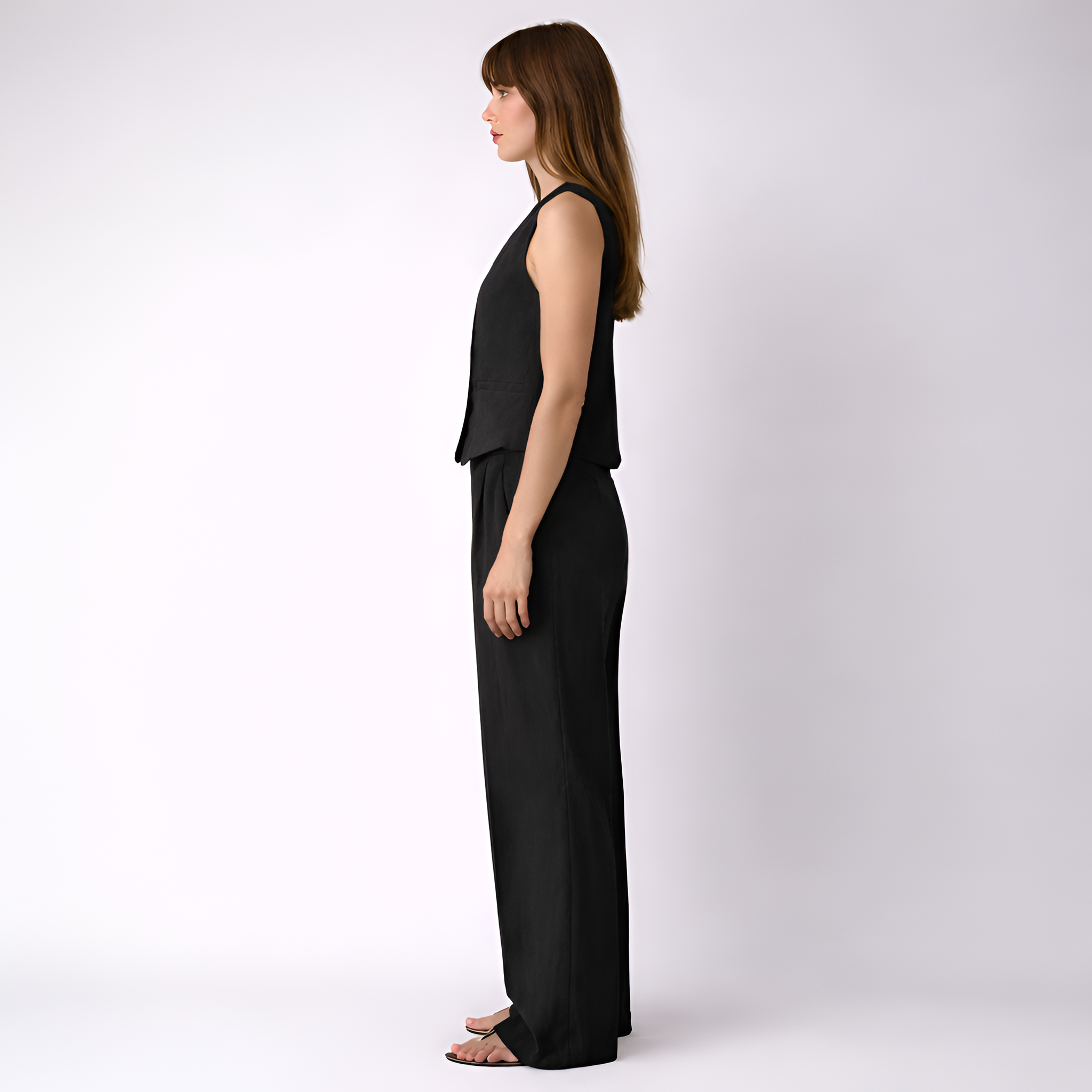 Thalia - Ensemble deux pièces pour femme style lin