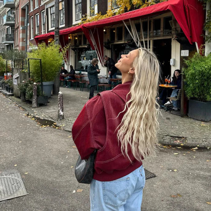 Clara | Veste Bomber Oversized pour Femmes