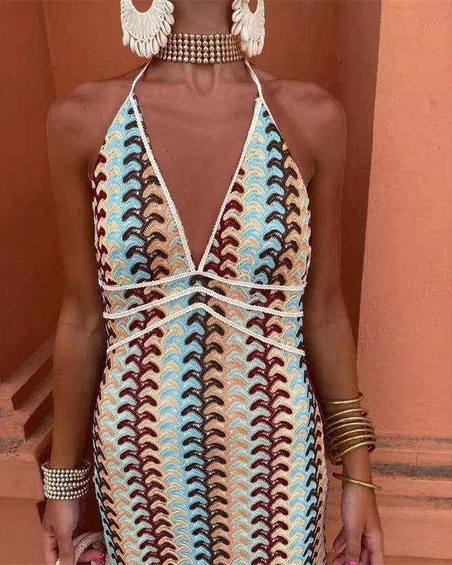 Bonnie | Robe Maxi de Plage Bohème pour Femme Invité de Mariage