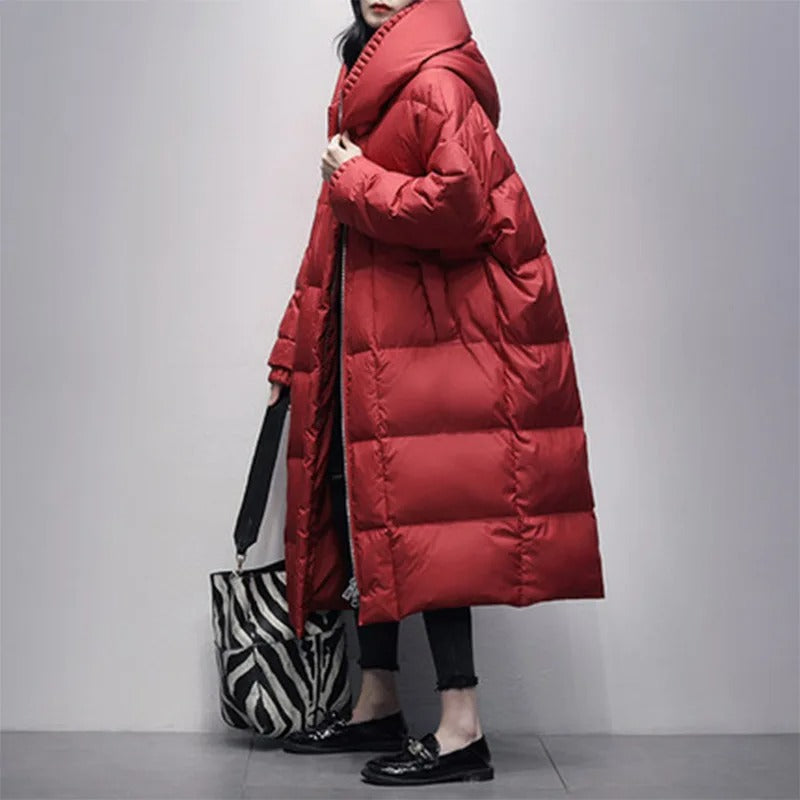 Sylvia - Manteau d'hiver élégant oversize matelassé