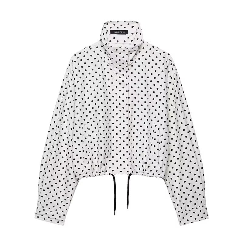 Veste Croppée Élégante avec Détail