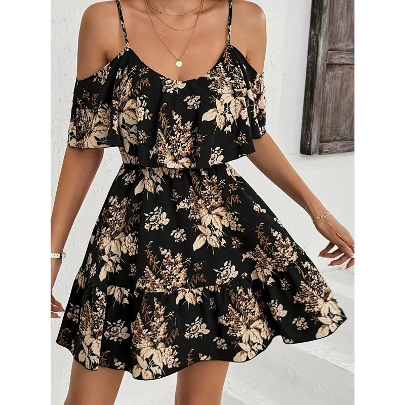 Abigaile | Robe Mince Féminine avec Bretelles Spaghetti