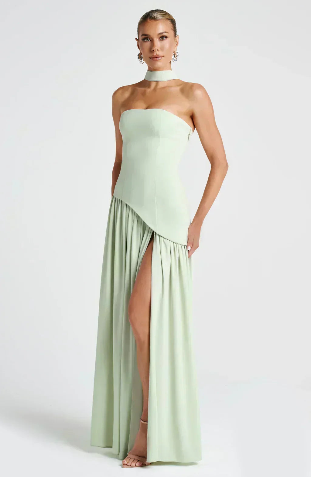 Emily | Robe Maxi Asymétrique Pour Invité de Mariage