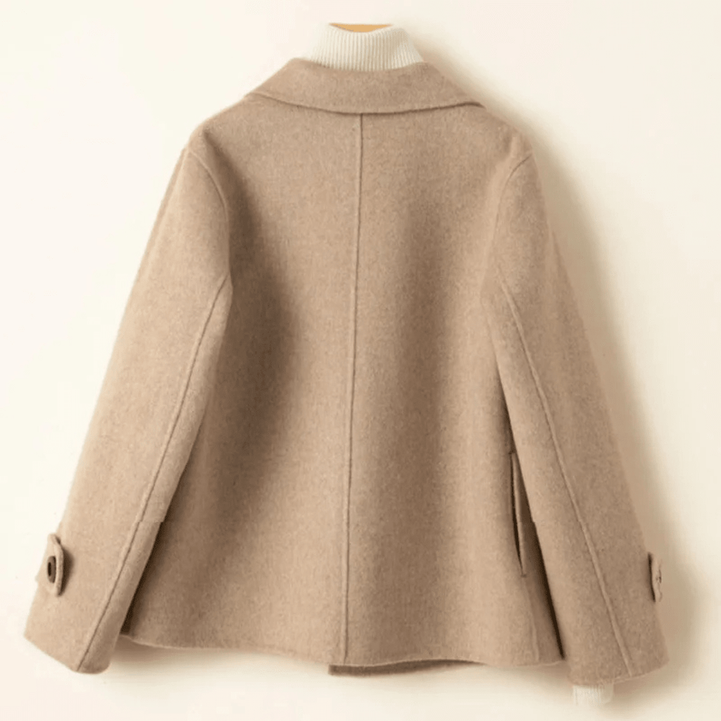 Manteau court croisé pour femmes
