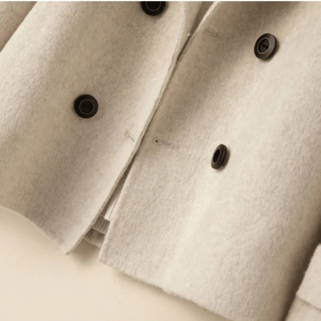 Manteau court croisé pour femmes