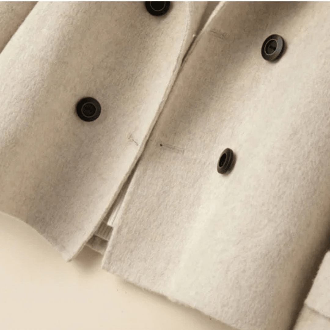 Manteau court croisé pour femmes