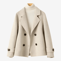 Manteau court croisé pour femmes
