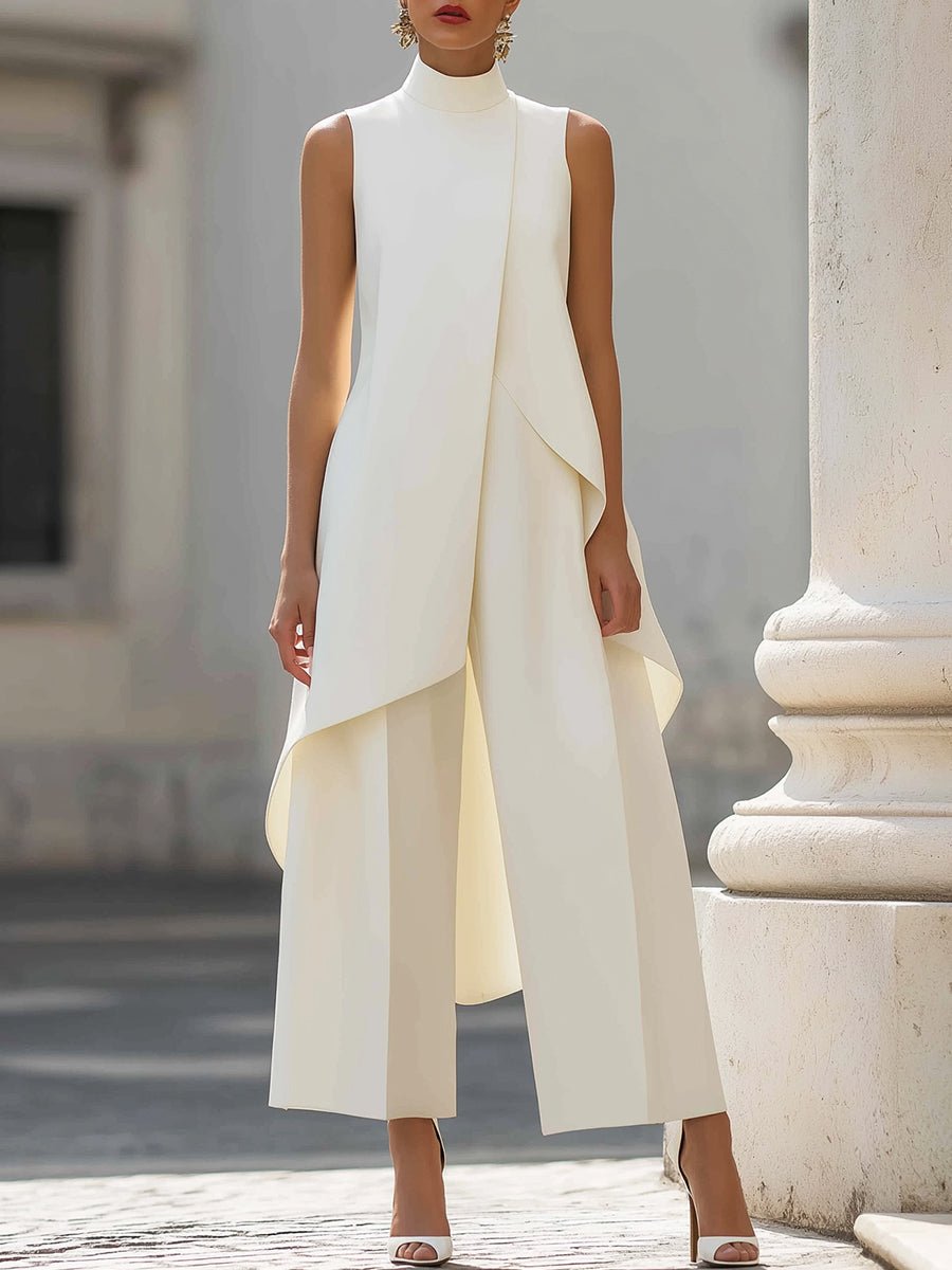 Eljiana | Combinaison sans manches pour femmes avec jambes larges