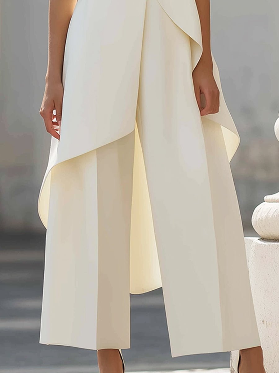 Eljiana | Combinaison sans manches pour femmes avec jambes larges