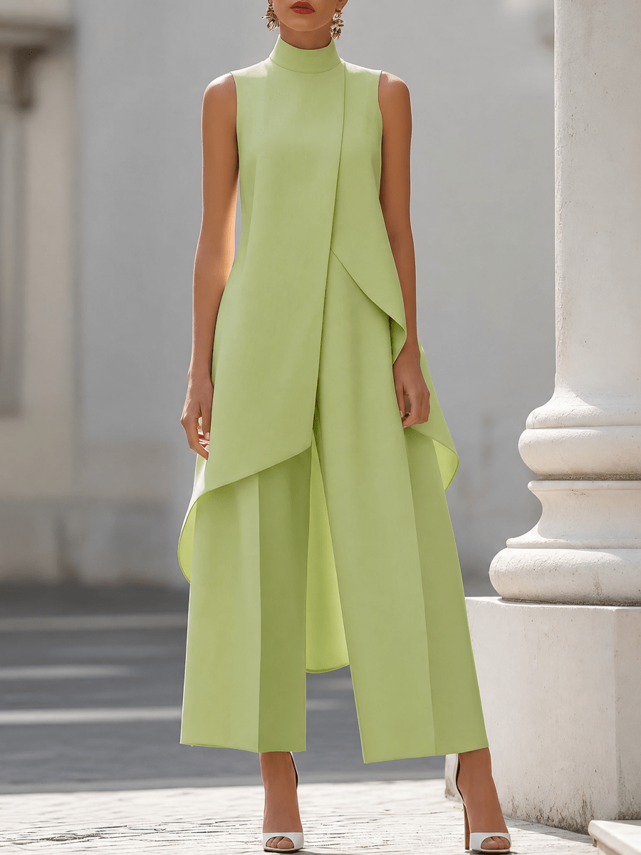 Eljiana | Combinaison sans manches pour femmes avec jambes larges