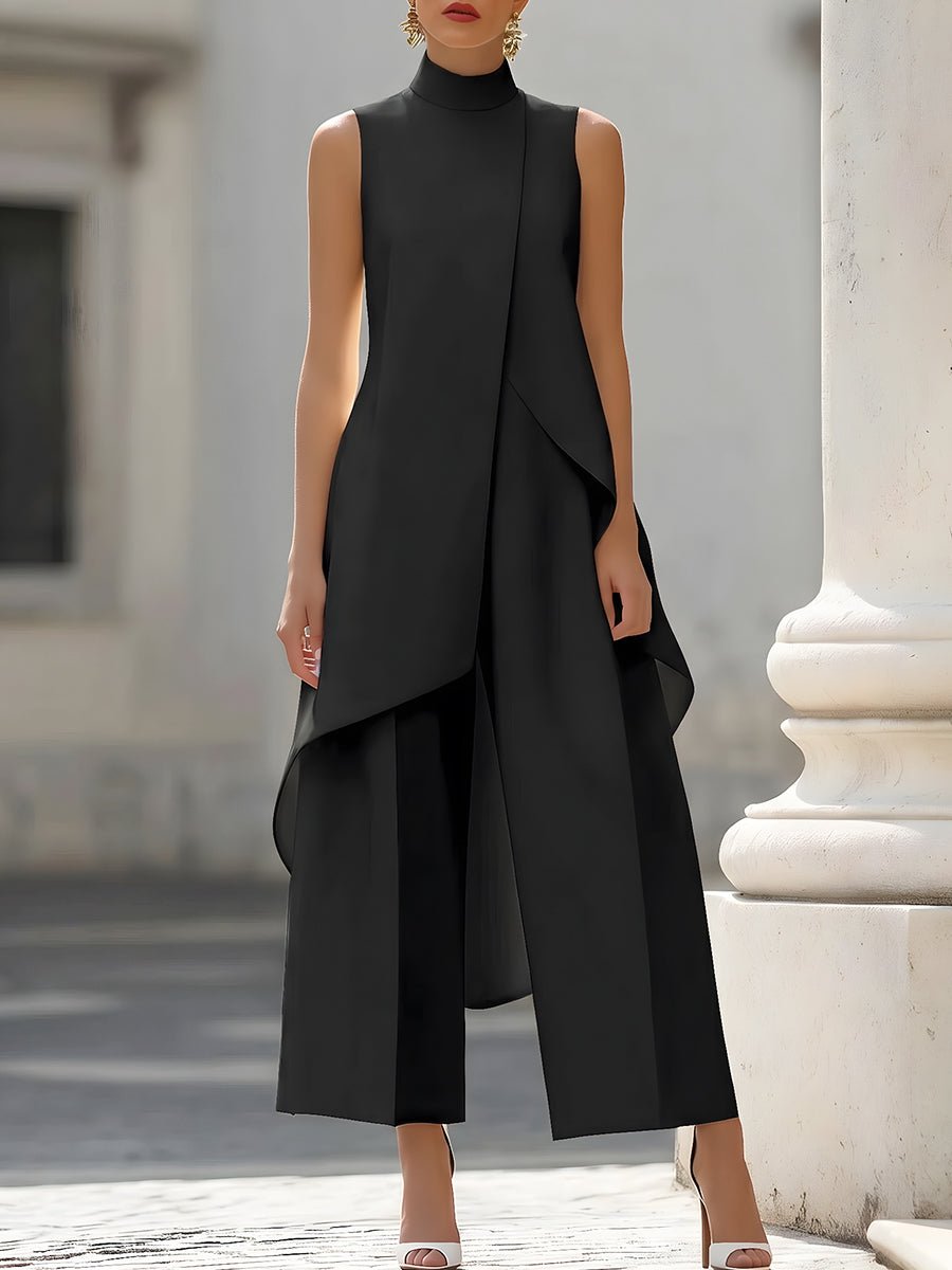 Eljiana | Combinaison sans manches pour femmes avec jambes larges