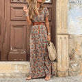 Liora | Robe Maxi Ibiza au style Hippie + Ceinture OFFERTE