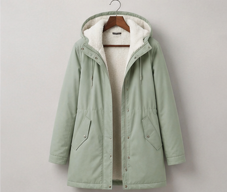 PARKA D'HIVER AVEC DOUBLURE EN POLAIRE POUR FEMMES