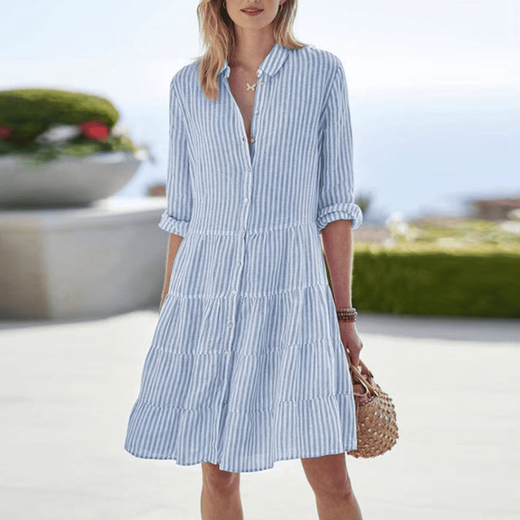 Lolita | Robe rayée légère et aérée