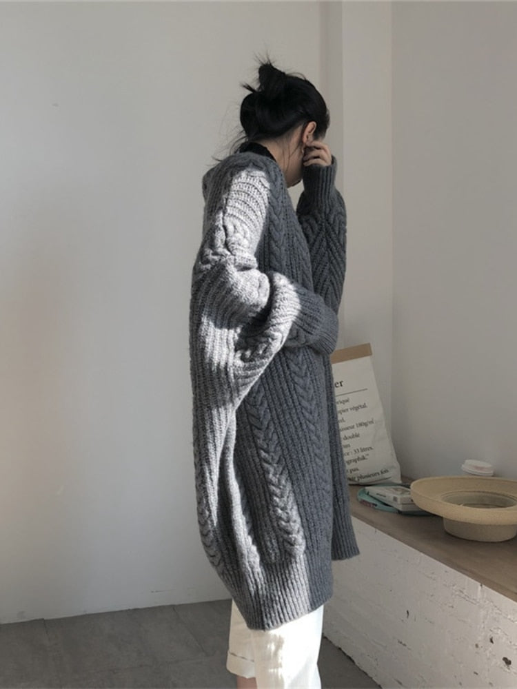 Grace - Gilet Oversized Tricoté Élégant et Chaud