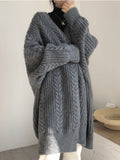 Grace - Gilet Oversized Tricoté Élégant et Chaud
