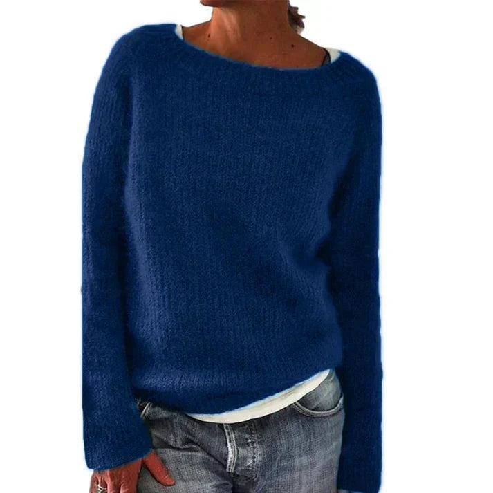 Nina - Pull Rond Col Tricot Élégant