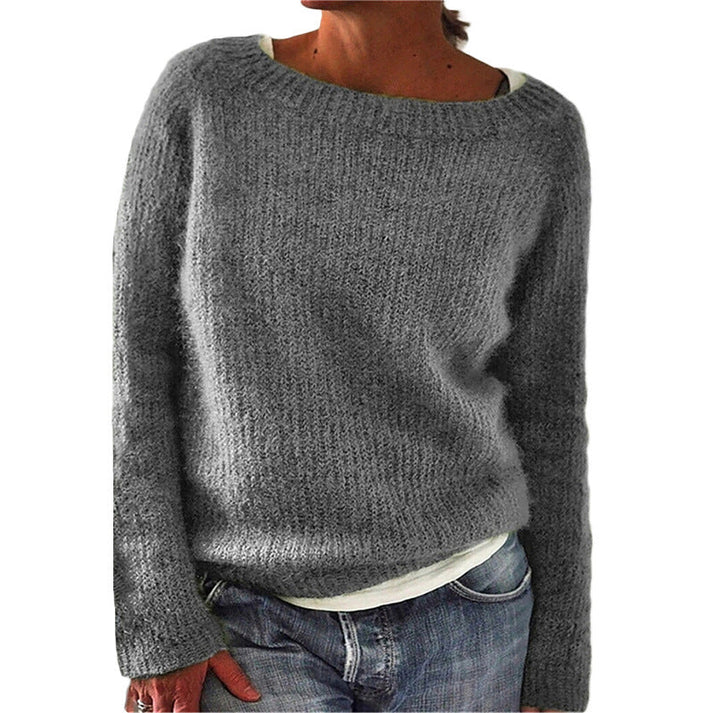 Nina - Pull Rond Col Tricot Élégant