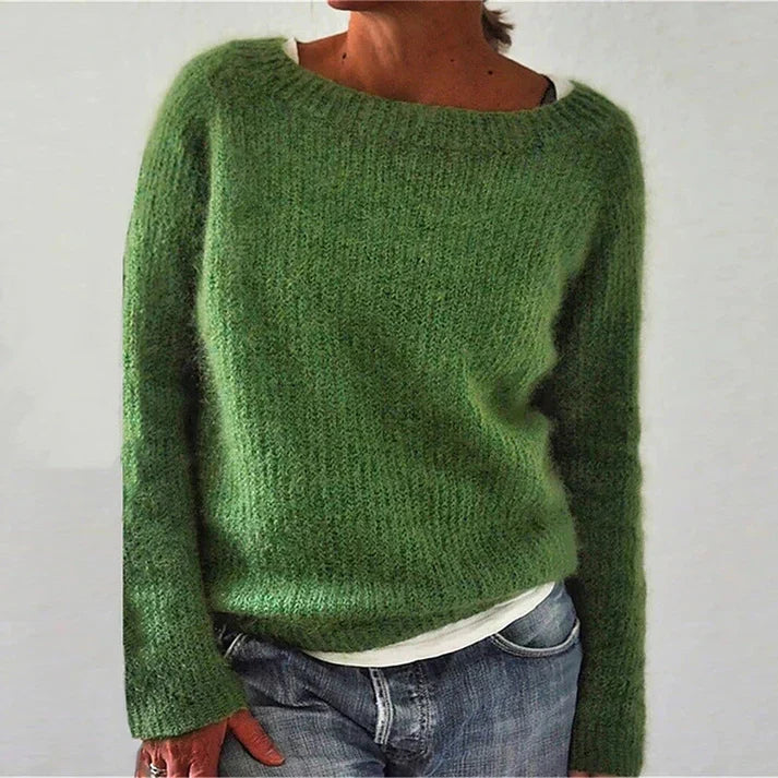 Nina - Pull Rond Col Tricot Élégant