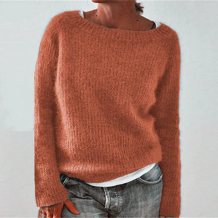 Nina - Pull Rond Col Tricot Élégant