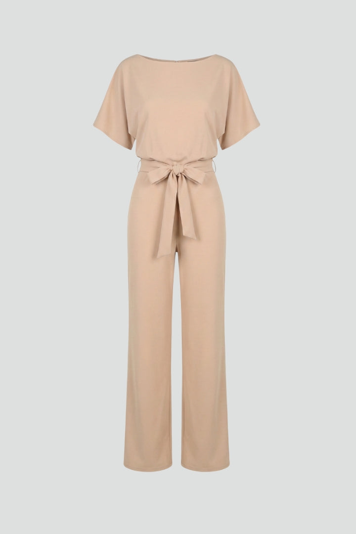 Combinaison Large pour Femmes | Manches Courtes Avec Ceinture