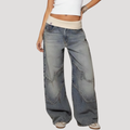 Ophira | Jeans Baggy à Jambes Larges pour Femmes