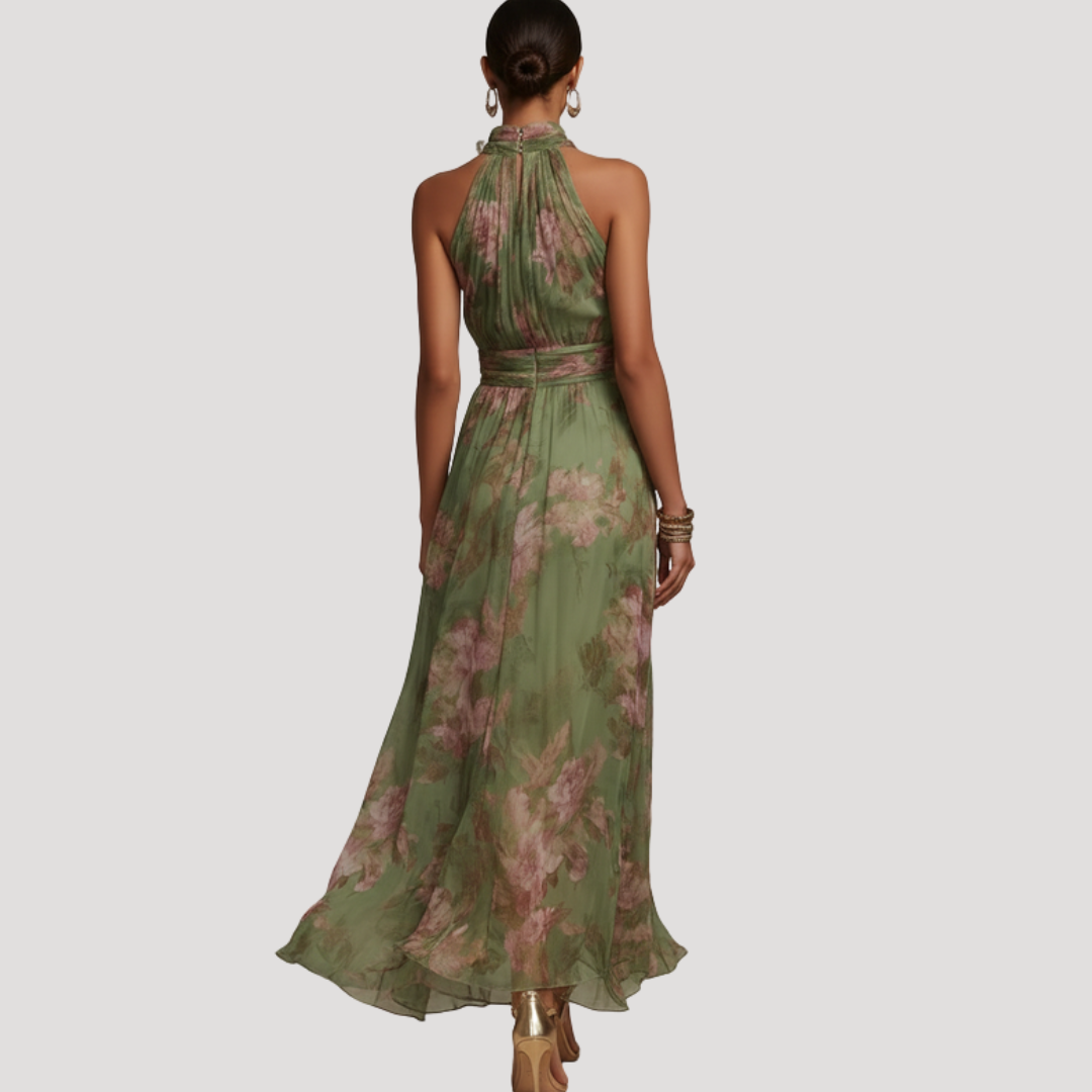 Penelope | Robe Maxi à Fleurs à Bretelles