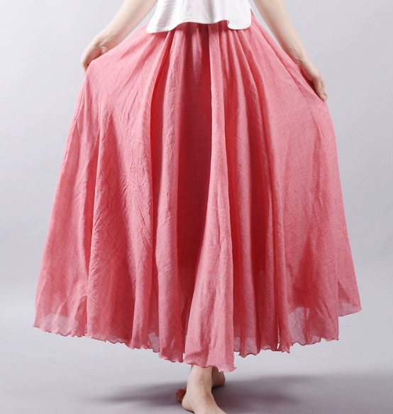 Robe en lin Boho pour femme | Maxi