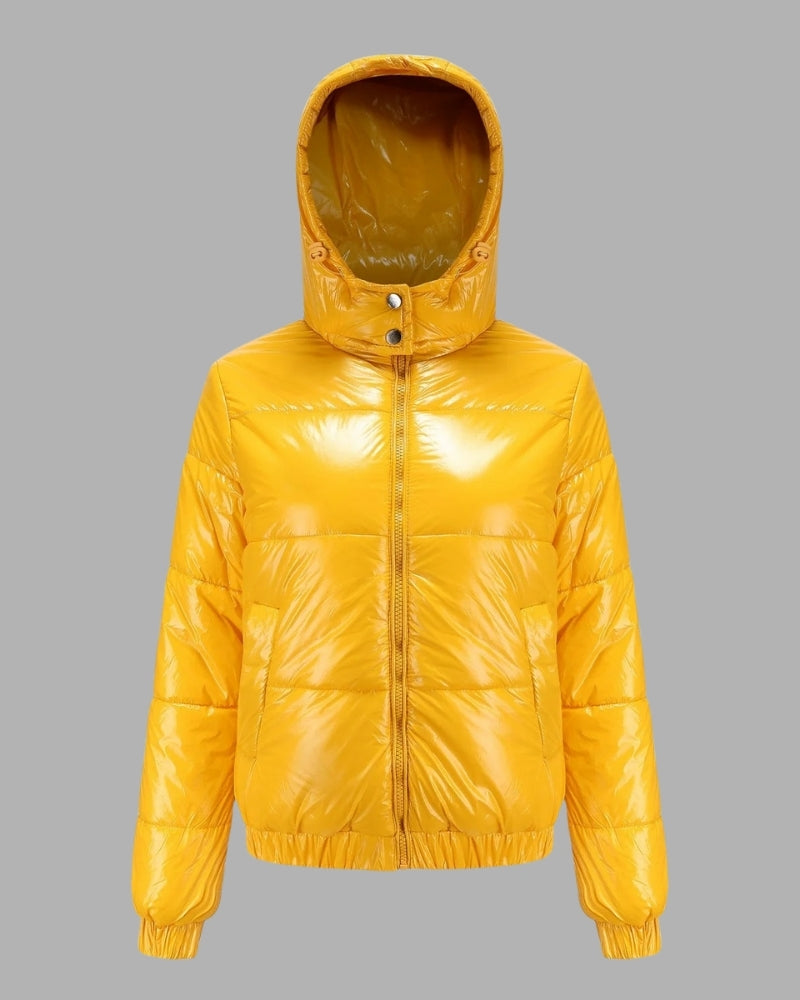 Doudoune d'hiver – vêtement brillant pour femmes par temps froid