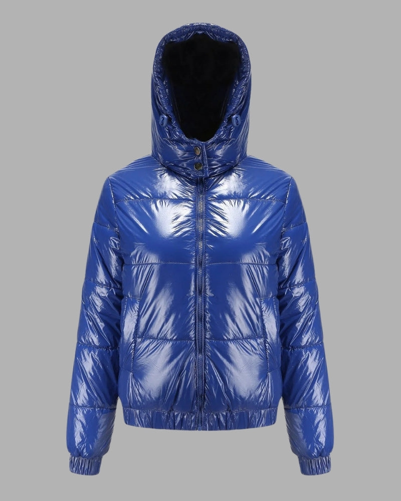 Doudoune d'hiver – vêtement brillant pour femmes par temps froid