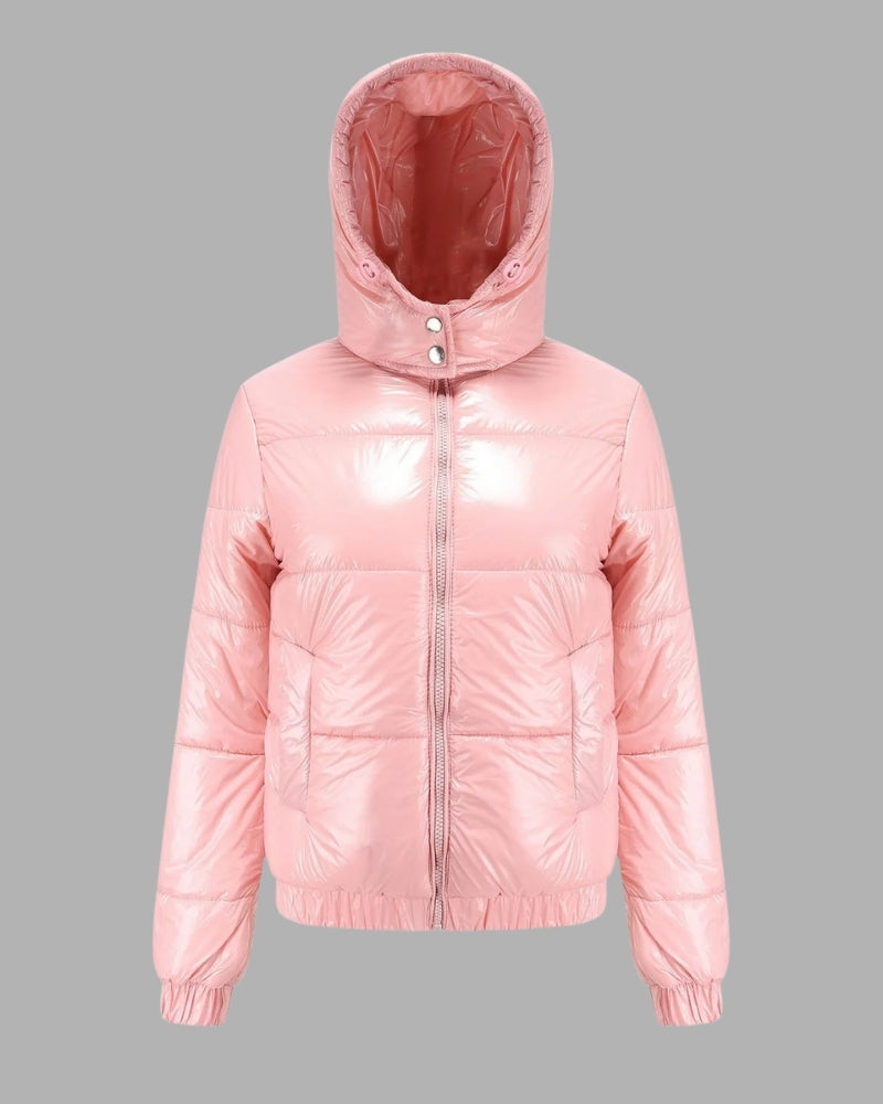 Doudoune d'hiver – vêtement brillant pour femmes par temps froid