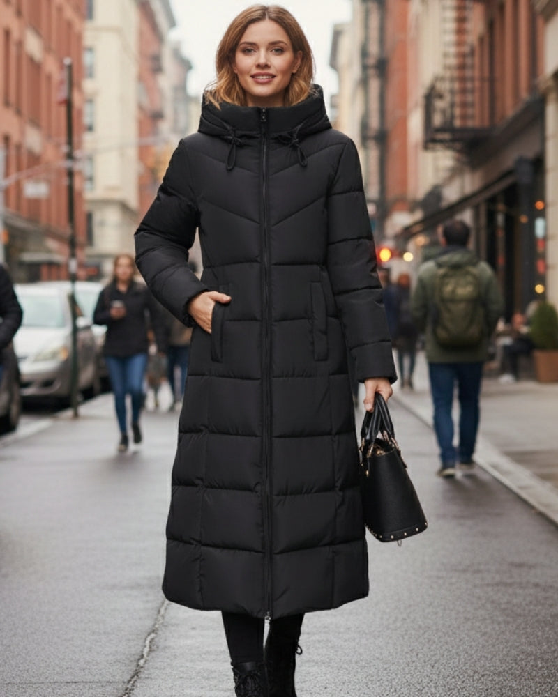 Doudoune hiver femmes – manteau long pour rester au chaud en hiver