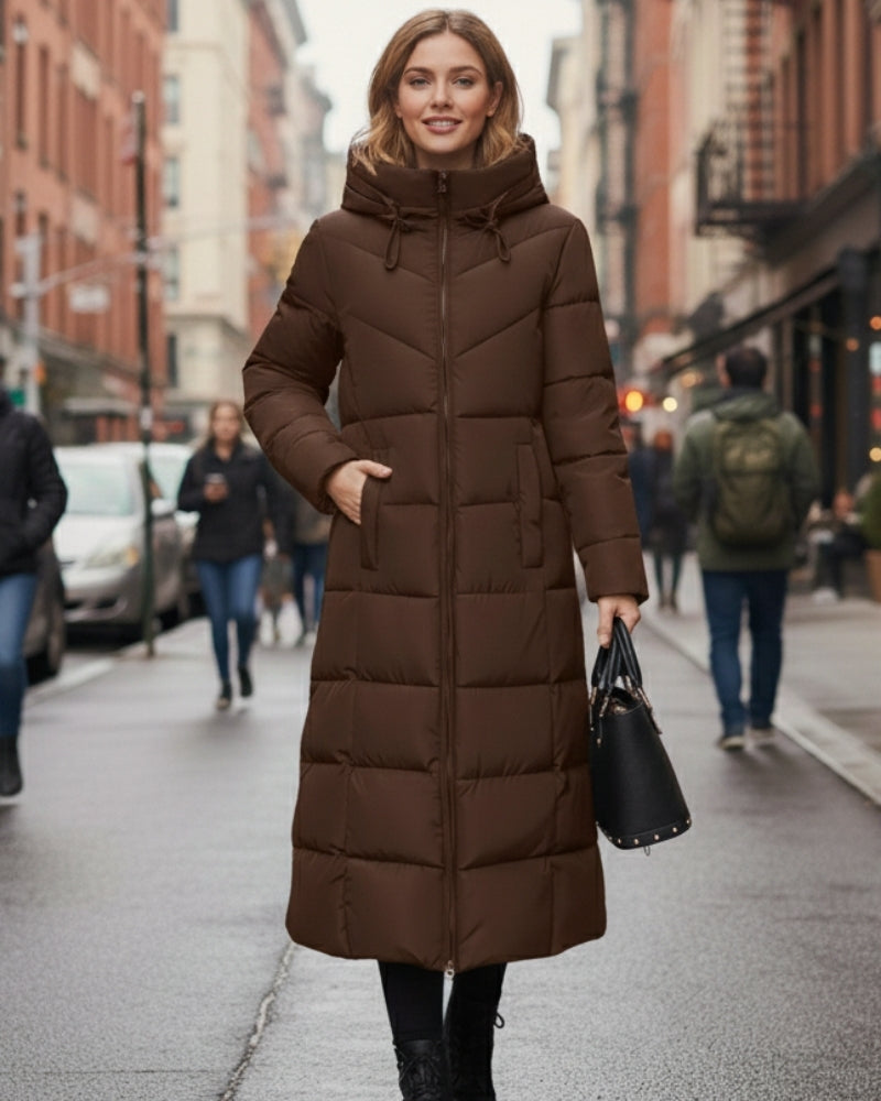Doudoune hiver femmes – manteau long pour rester au chaud en hiver