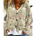 Sarah - Élégant Gilet Vintage à Fleurs