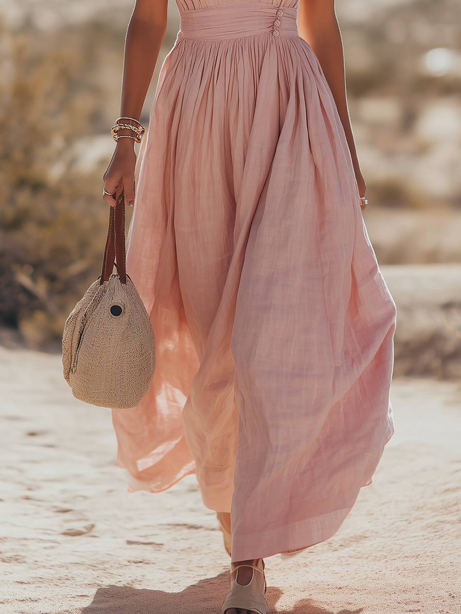 Ravenna | Robe Maxi à Col Halter pour Femme