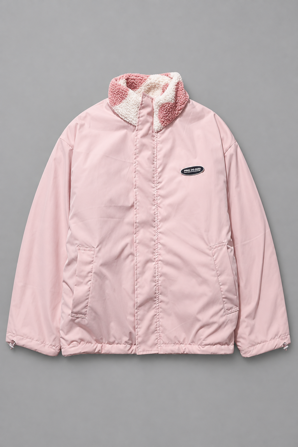 Veste réversible à motif cœur pour un style décontracté et confortable