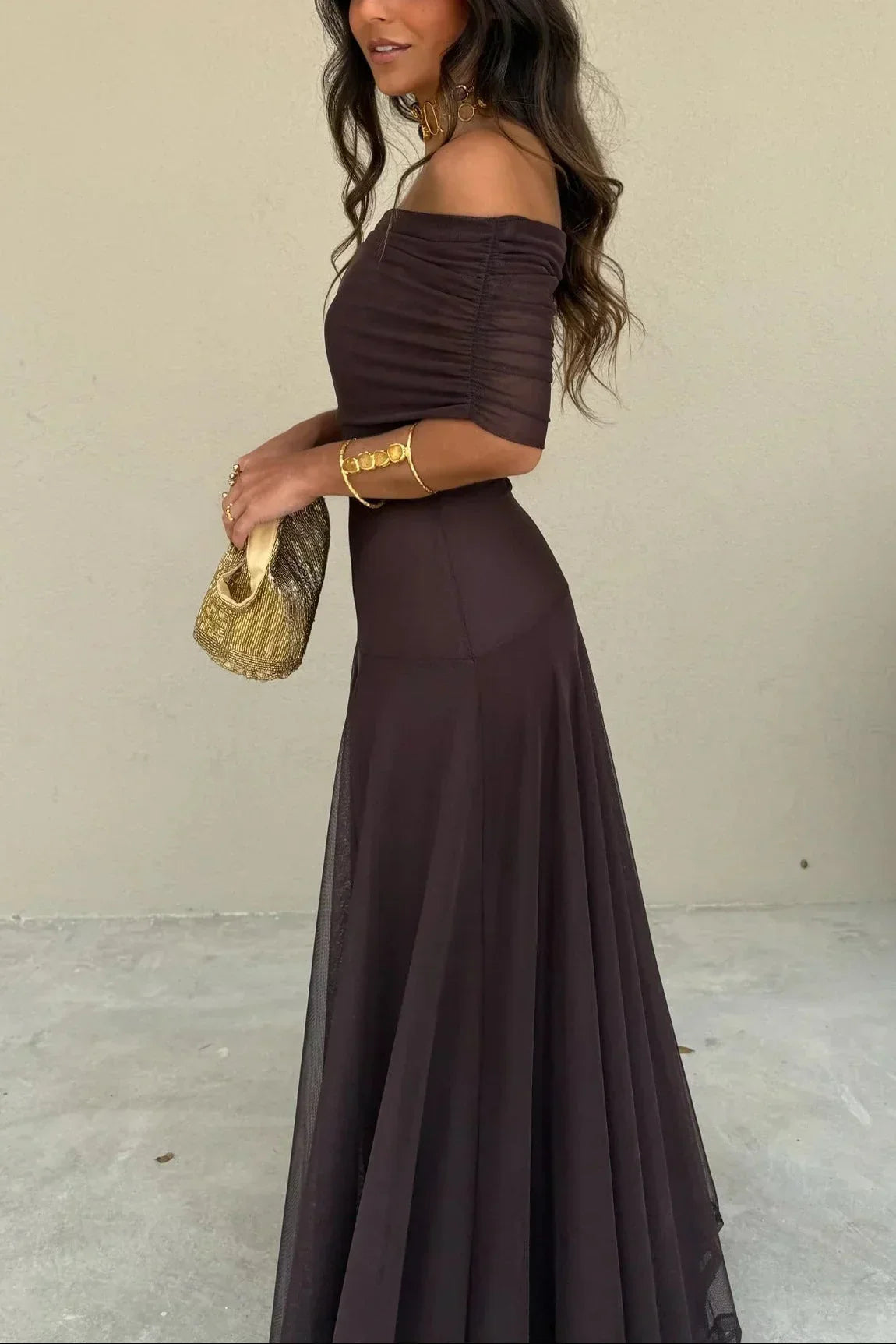 Robe Moulante Élégante Femme – Robe de Soirée et Mariage
