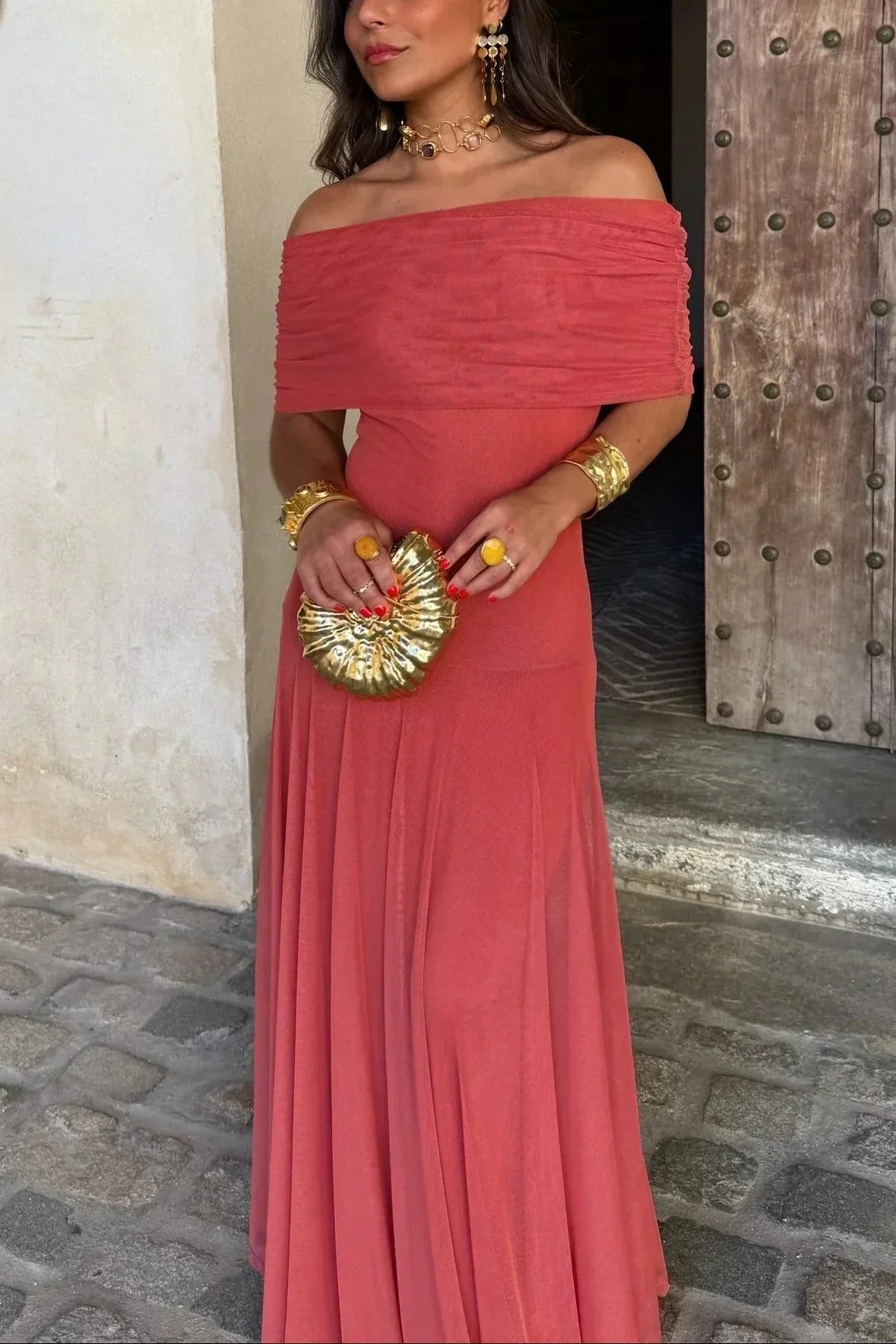 Robe Moulante Élégante Femme – Robe de Soirée et Mariage
