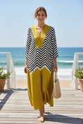 Robe Longue à Manches