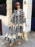Robe élégante en dentelle pour femmes Royal | Maxi