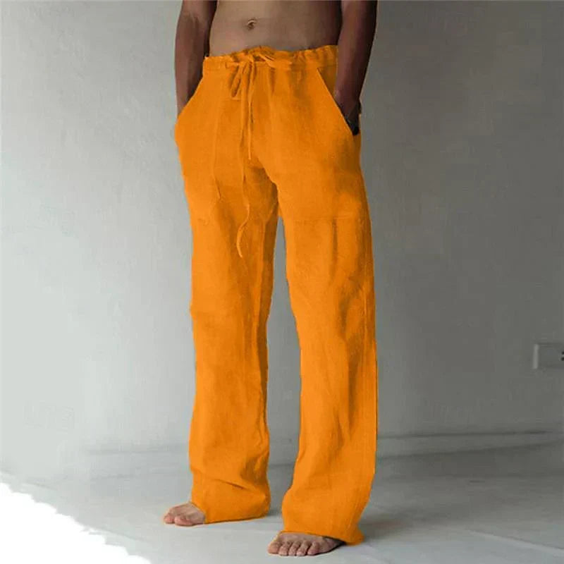 Davide - Pantalon en lin décontracté